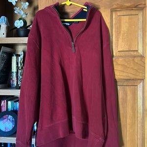 Lands End Quarter Zip Sweater M